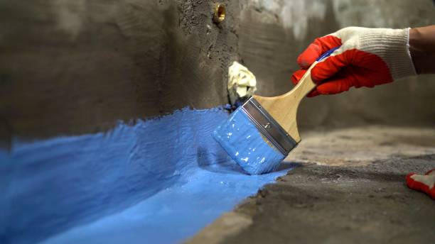 Commercial Exterior Waterproofing project at a Wrightstown, WI business property by SJ Waterproofing Pros